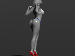 russian girl 3d print model Modelo de Impressão 3D