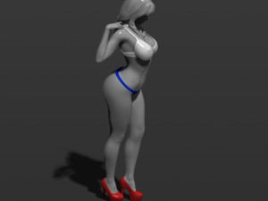 russian girl 3d print model Modelo de Impressão 3D