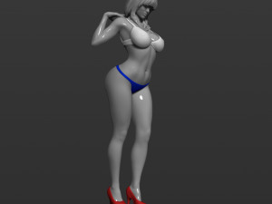 russian girl 3d print model Modelo de Impressão 3D
