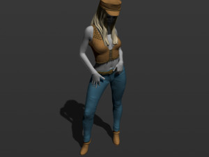 american woman 3d print model 3D Print Model