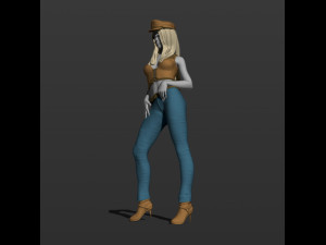 american woman 3d print model 3D Print Model