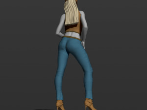 american woman 3d print model 3D Print Model