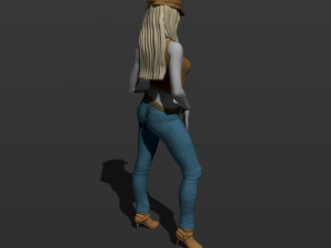 american woman 3d print model 3D Print Model