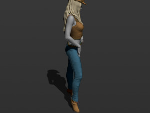 american woman 3d print model 3D Print Model
