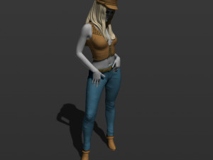 american woman 3d print model 3D Print Model