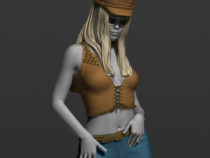 american woman 3d print model 3D Print Model