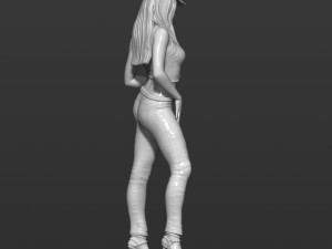 american woman 3d print model 3D Print Model