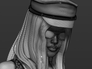 american woman 3d print model 3D Print Model