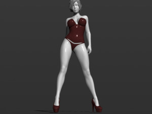 pretty woman part 3 3d print model 3D 打印模型