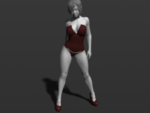 pretty woman part 3 3d print model 3D 打印模型