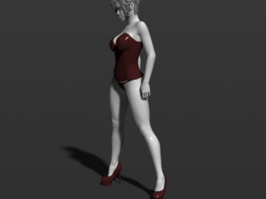 pretty woman part 3 3d print model 3D 打印模型