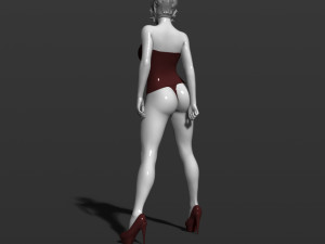 pretty woman part 3 3d print model 3D 打印模型