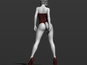 pretty woman part 3 3d print model 3D 打印模型