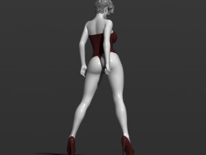 pretty woman part 3 3d print model 3D 打印模型