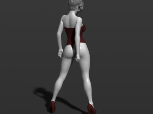 pretty woman part 3 3d print model 3D 打印模型