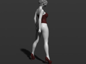pretty woman part 3 3d print model 3D 打印模型