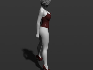 pretty woman part 3 3d print model 3D 打印模型