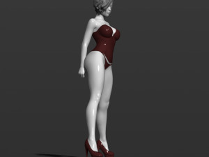 pretty woman part 3 3d print model 3D 打印模型