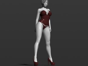 pretty woman part 3 3d print model 3D 打印模型