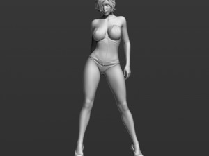 pretty woman part 3 3d print model 3D 打印模型