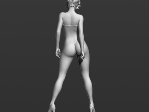 pretty woman part 3 3d print model 3D 打印模型