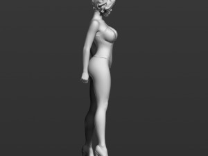 pretty woman part 3 3d print model 3D 打印模型