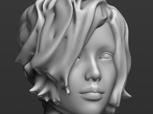 pretty woman part 3 3d print model 3D 打印模型
