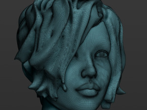 pretty woman part 3 3d print model 3D 打印模型