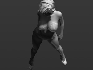 pretty woman part 3 3d print model 3D 打印模型