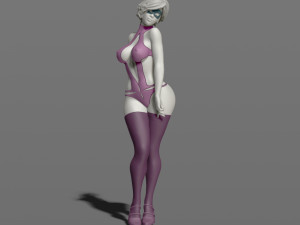 pretty woman part 4 3d print model 3Dプリントモデル