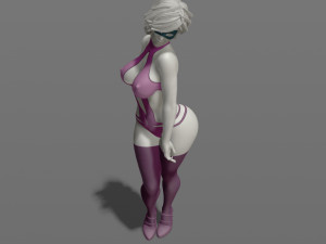 pretty woman part 4 3d print model 3D-Druckmodell