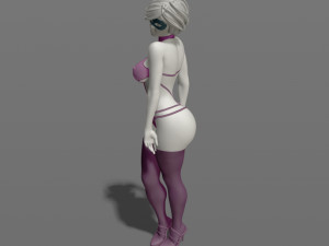 pretty woman part 4 3d print model 3D-Druckmodell