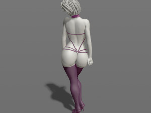 pretty woman part 4 3d print model 3D-Druckmodell