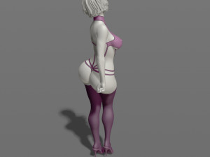 pretty woman part 4 3d print model 3D-Druckmodell