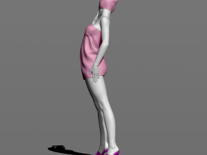 girl after shower 3d print model Modèles 3D en vedette