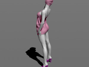 girl after shower 3d print model Modèles 3D en vedette