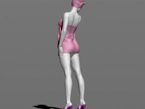 girl after shower 3d print model Modèles 3D en vedette