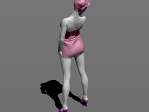 girl after shower 3d print model Modèles 3D en vedette
