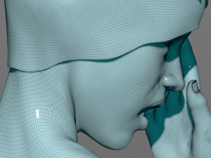 girl after shower 3d print model Modèles 3D en vedette