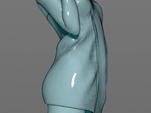 girl after shower 3d print model Modèles 3D en vedette