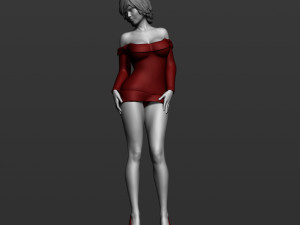 pretty woman part 5 3d print model Modelo de Impressão 3D
