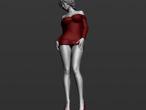 pretty woman part 5 3d print model 3D-Druckmodell