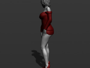 pretty woman part 5 3d print model 3D-Druckmodell