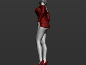 pretty woman part 5 3d print model 3D-Druckmodell