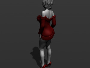 pretty woman part 5 3d print model 3D-Druckmodell