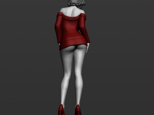pretty woman part 5 3d print model 3D-Druckmodell