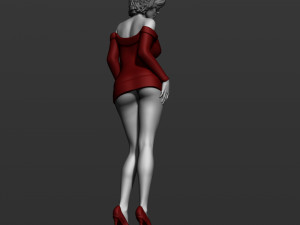 pretty woman part 5 3d print model 3D-Druckmodell