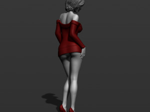 pretty woman part 5 3d print model 3D-Druckmodell