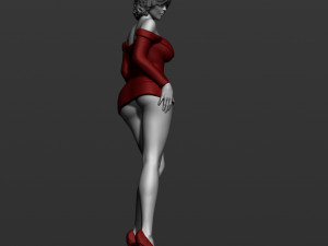 pretty woman part 5 3d print model 3D-Druckmodell