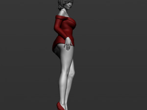 pretty woman part 5 3d print model 3D-Druckmodell